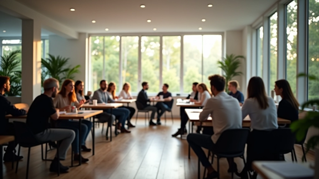 Moderní učebna pro kurzy rozvoje trpělivosti a dlouhodobého myšlení